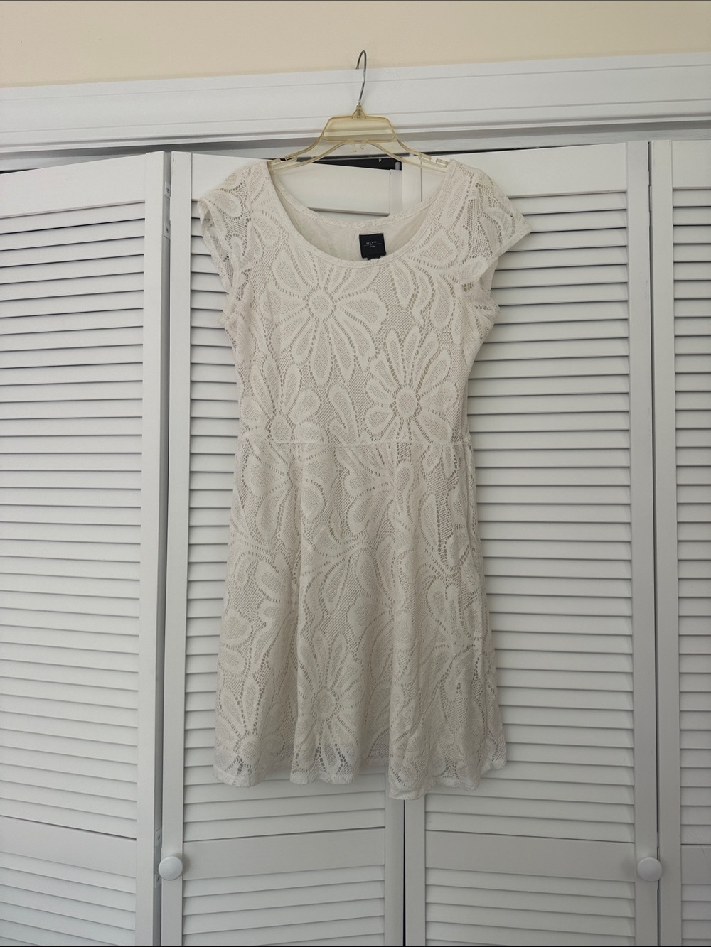 Deletta Lace Fit & Flare Dress